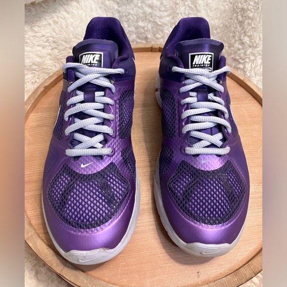 NIKE Training Lunar Victory Purple Fitsole 3 Size 7 - Picture 2 of 10